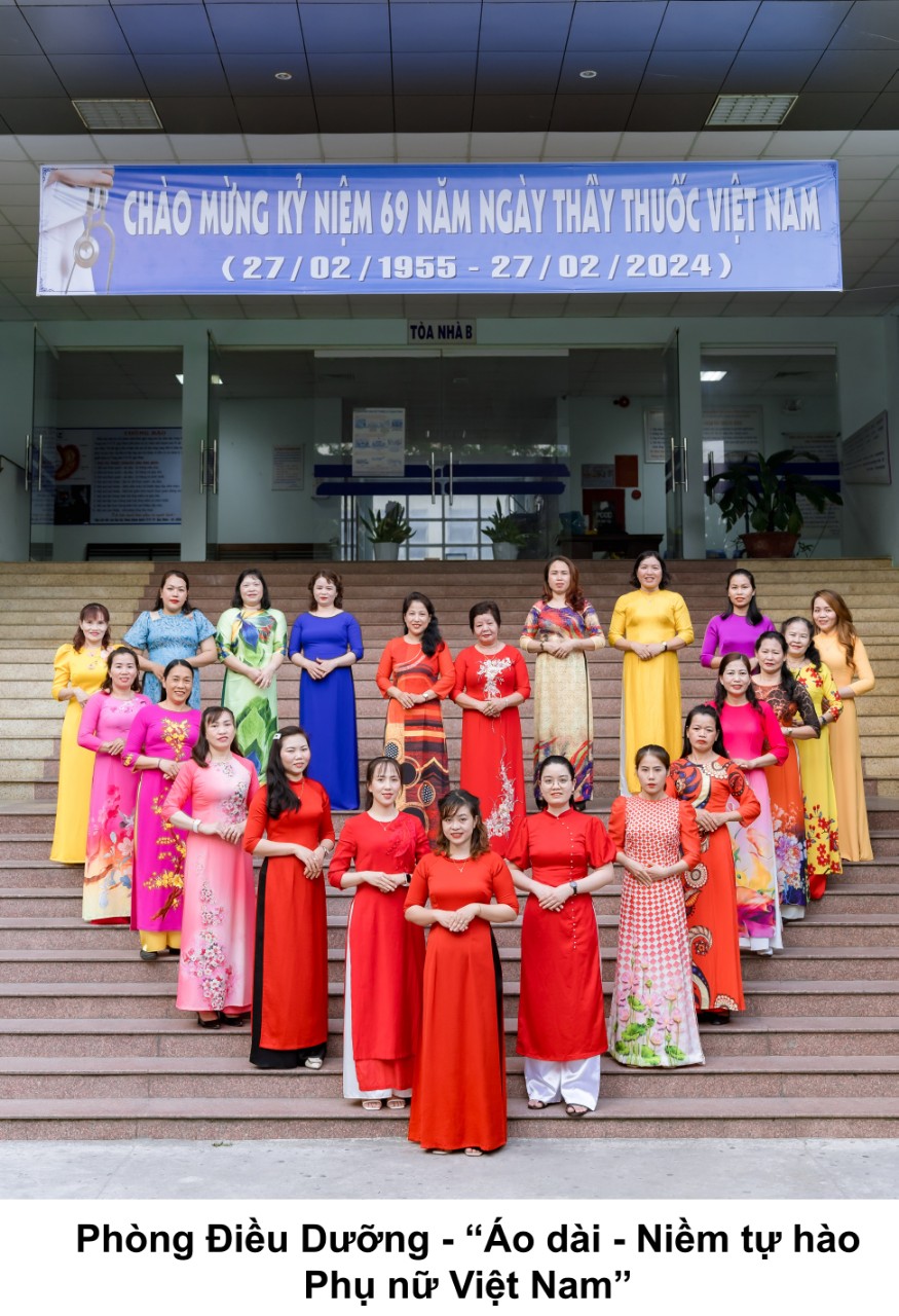 Rực rỡ sắc màu hưởng ứng "Tuần lễ áo dài" năm 2024 tại Trung tâm Y tế thành phố Quy Nhơn